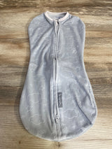 SwaddleMe Velboa Swaddle Pod Grey sz Newborn