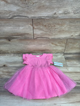 NEW Cat & Jack 2pc Knit Tulle Dress & Bloomers Set Pink sz 18m