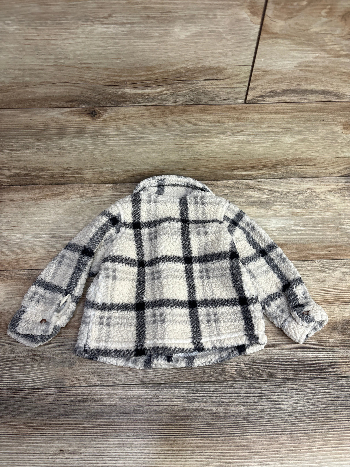 Just One You Fleece Button Up Jacket Cream sz 9m