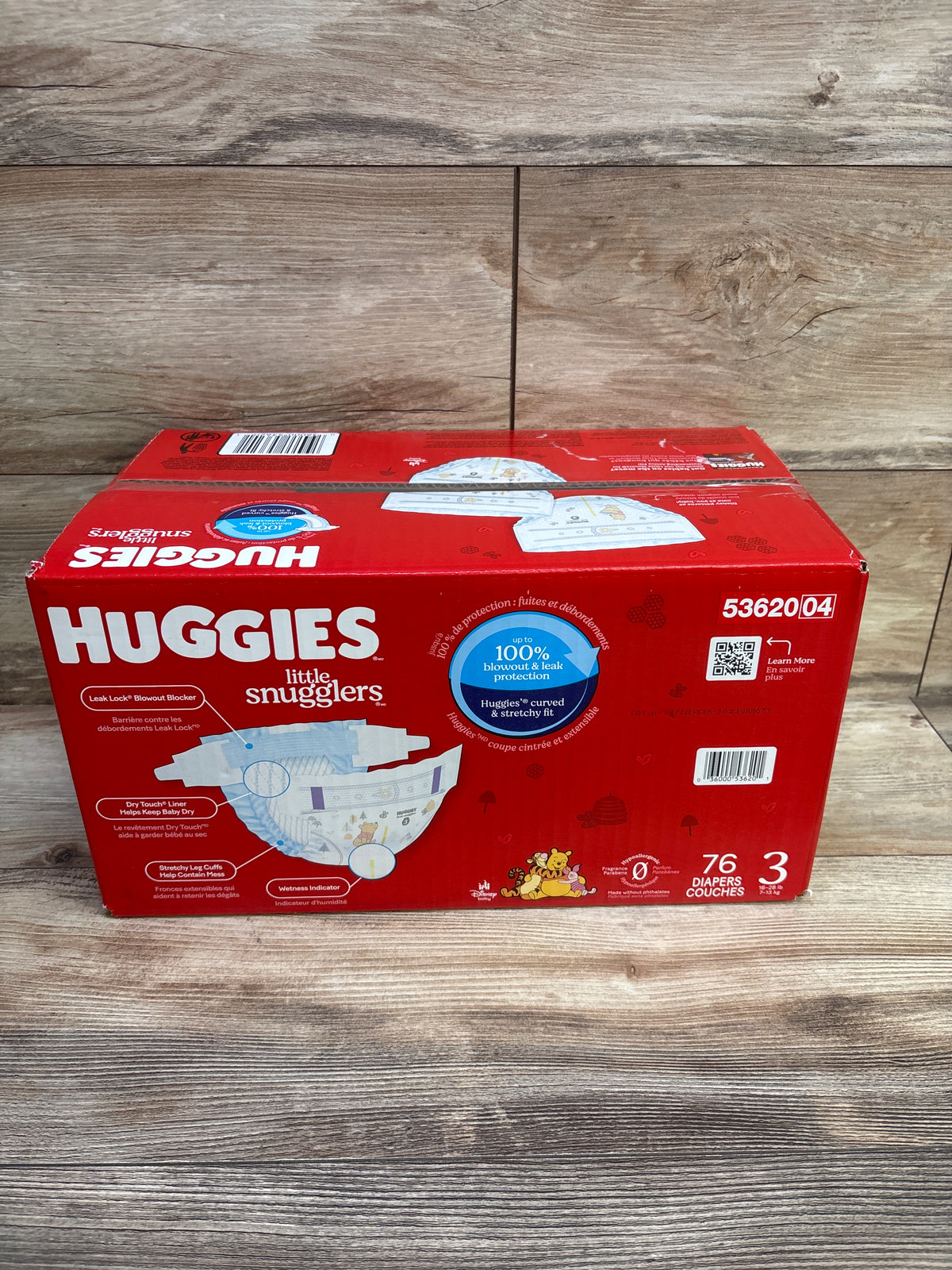 NEW Huggies Little Snugglers Diapers Size 3 76ct