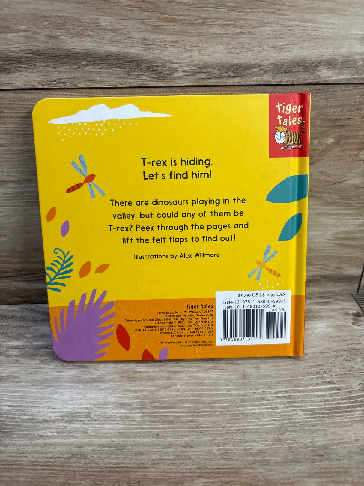 Let's Find The Dinosaur Felt Flap Board Book