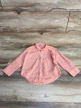 Class Club Button Up Shirt Pink sz 5T