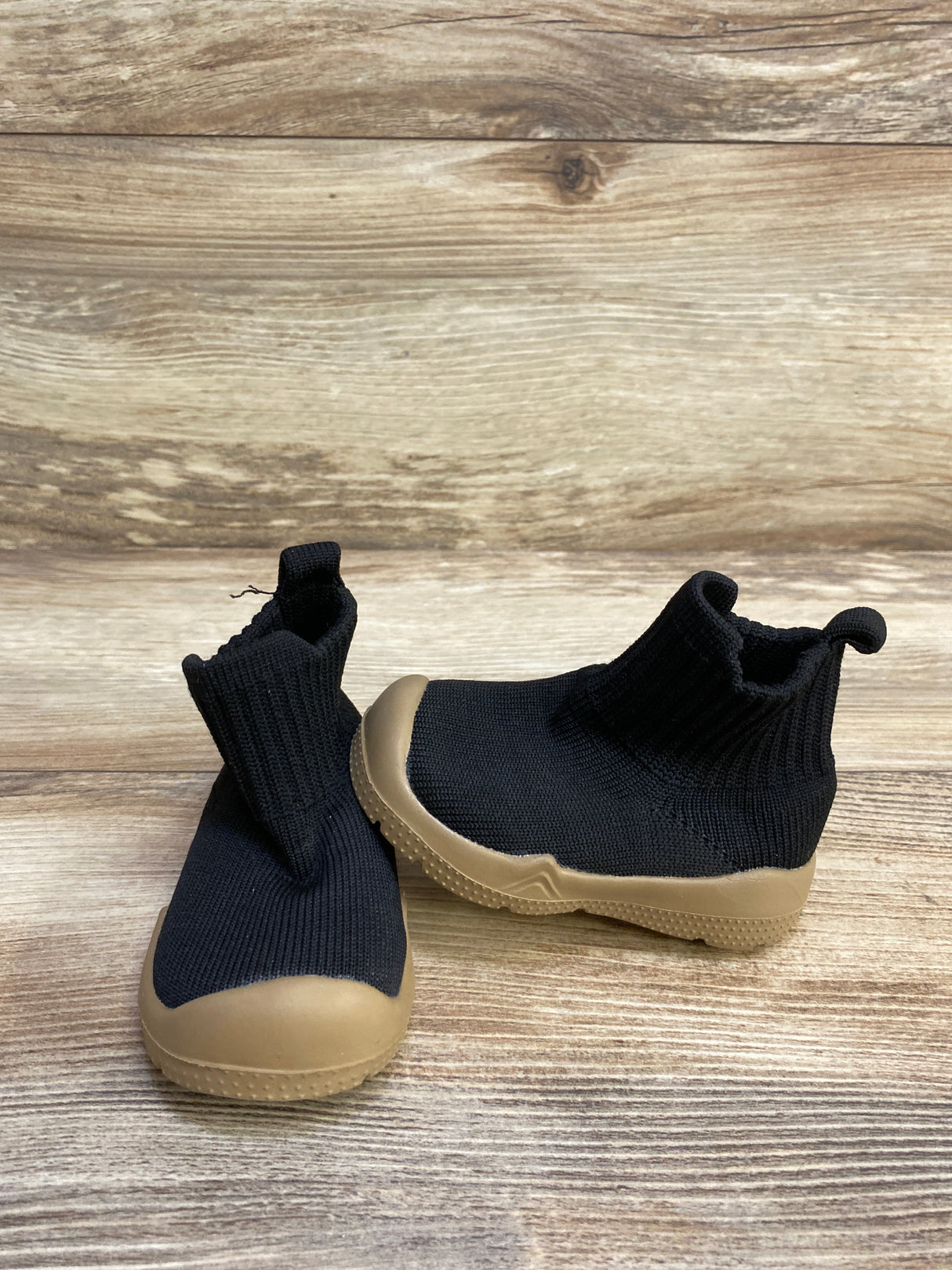 Knit Sock Shoes Black sz 4c