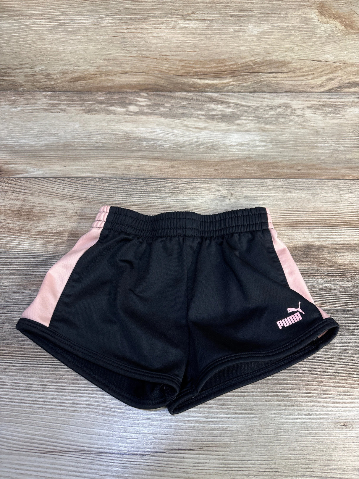 Puma Active Shorts Black/Pink sz 4T