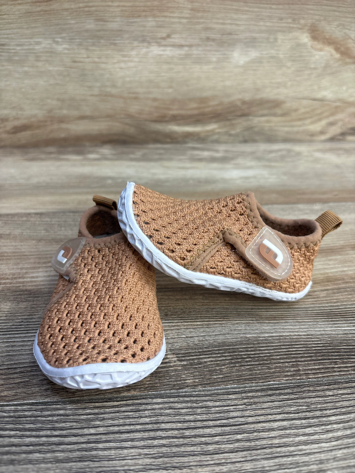 Baby First Walking Shoes Brown sz 1.5c - Me n Mommy To Be