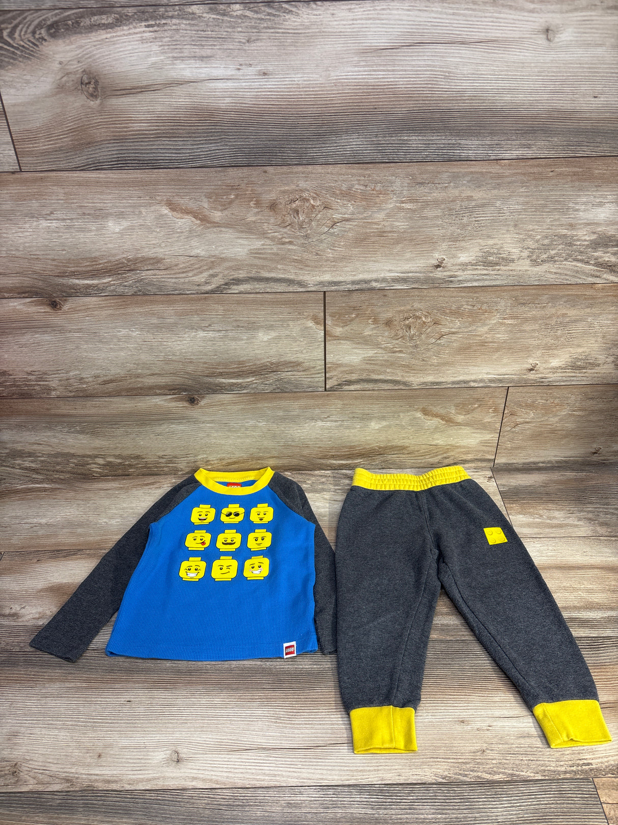 LEGO Long Sleeve Shirt and Joggers 2pc Set Grey sz 3T