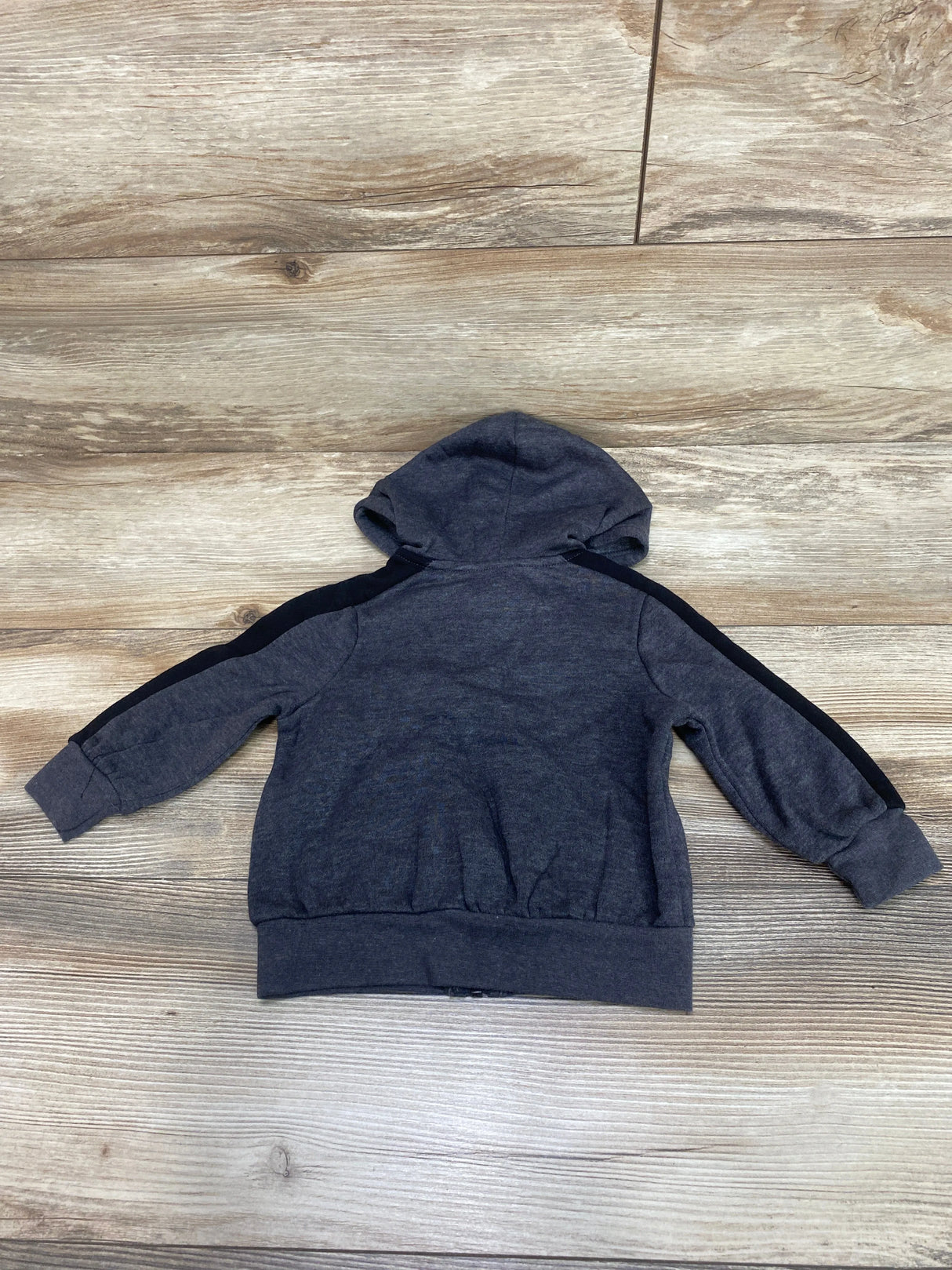 NEW Okie Dokie Fleece Full Zip Grey Hoodie  sz 12m