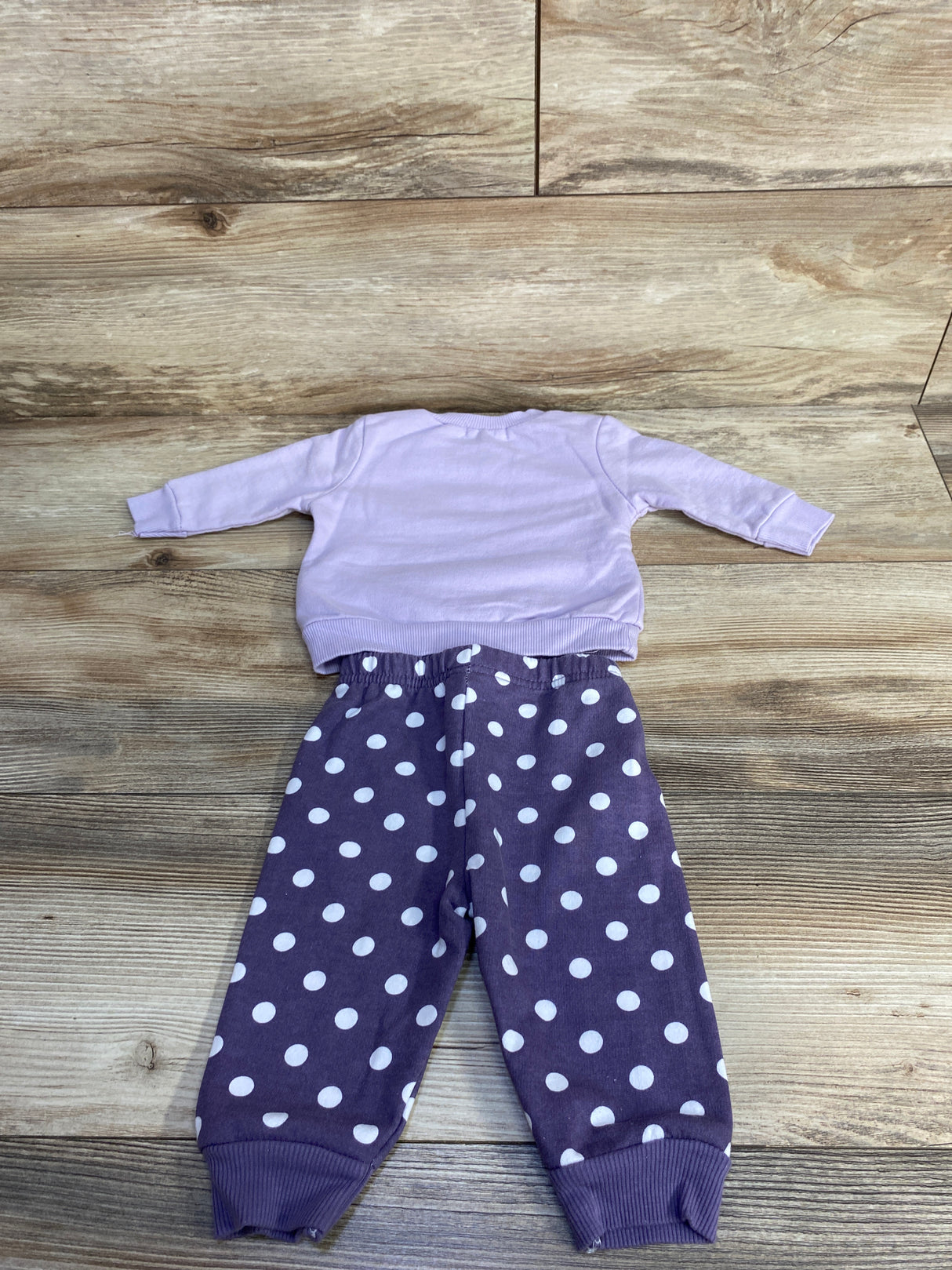 Mini Hop 2pc Bunny Pull Over Sweater & Joggers Lilac sz 6m