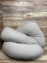 Momcozy U Shaped Pregnancy Body Pillow, Grey