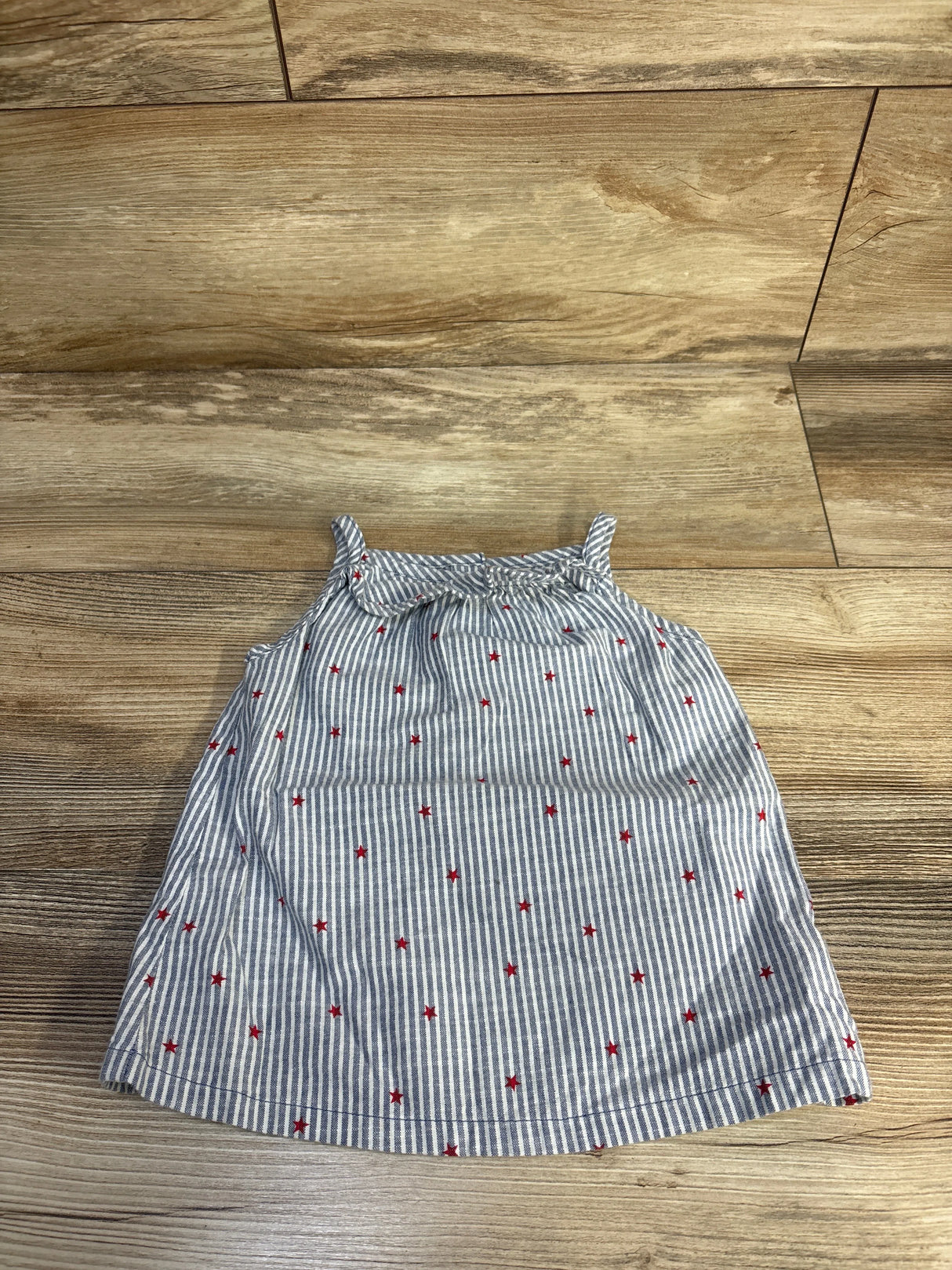 Oshkosh Striped Star Print Tank Top Blue sz 2T