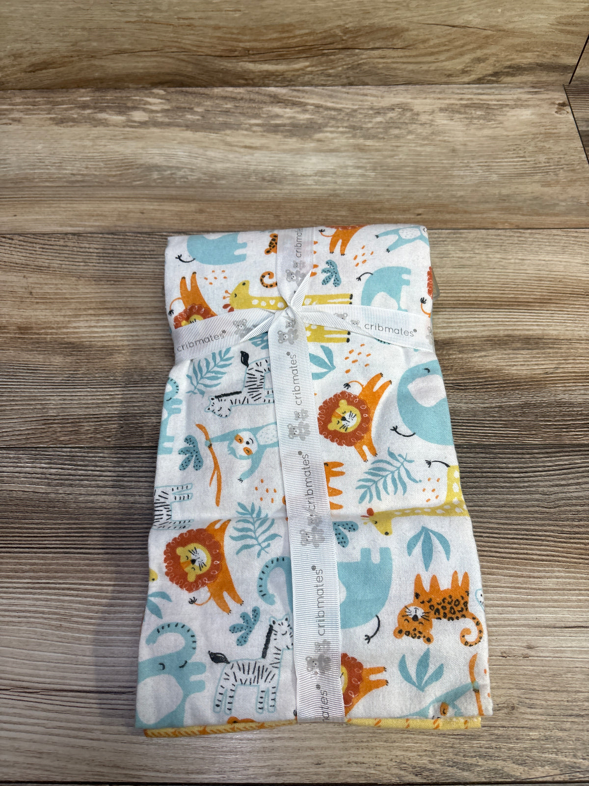 NEW Cribmates 4pk Flannel Receiving Blankets 28'' x 28''