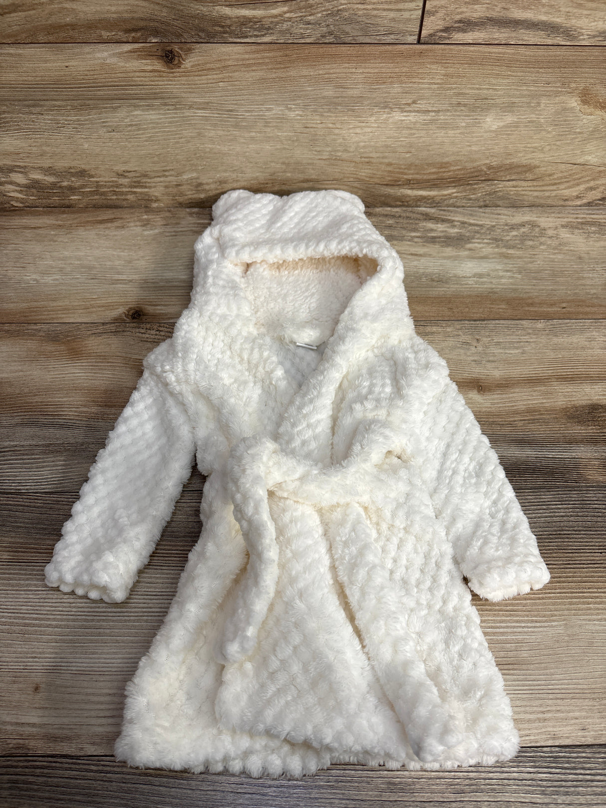 Cat & Jack Plush Robe Cream sz 0-9m