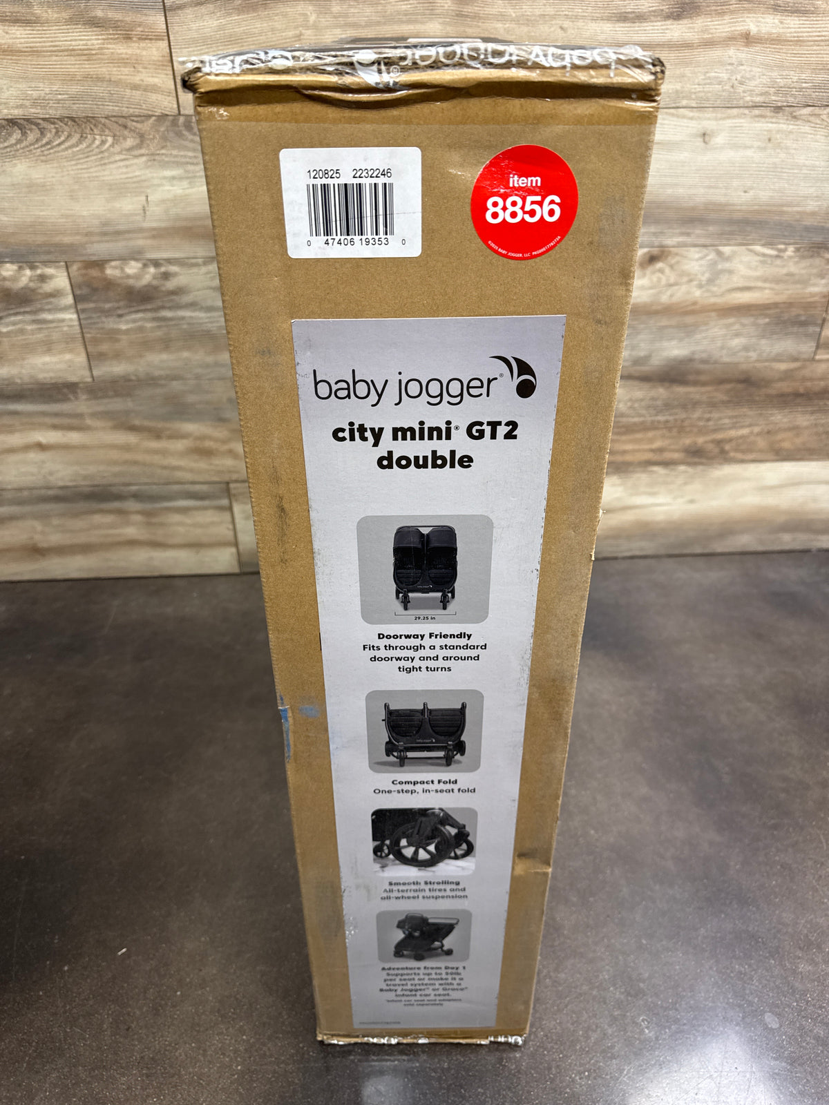 NEW Baby Jogger City Mini GT2 Double Stroller - Jet Black