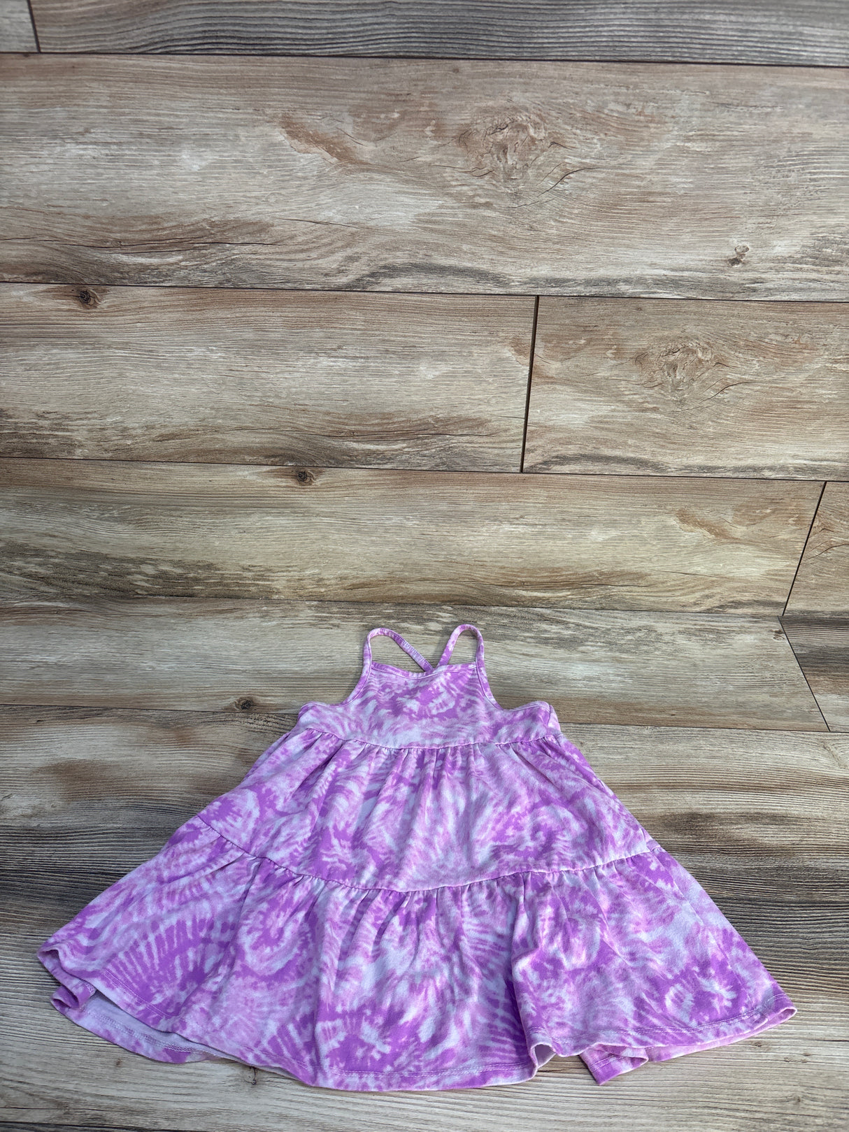 Cat & Jack Tie-Dye Tank Dress Purple sz 3T