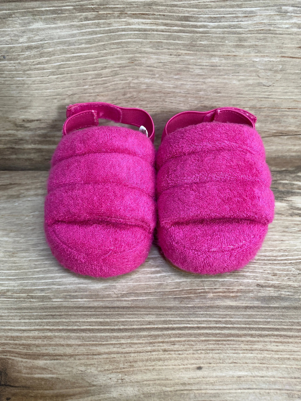 Baby Gap Hot Pink Plush Sandals sz 3-6m