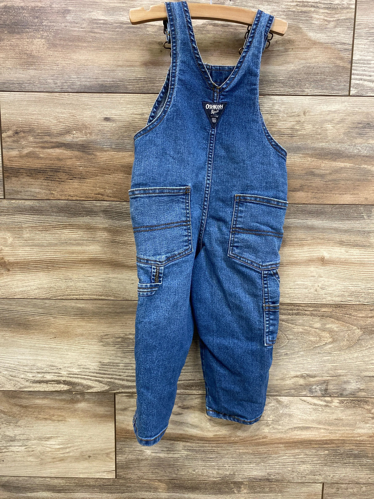 OshKosh Denim Overalls Blue sz 2T