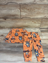 Bluey 2pc Halloween Pajama Set Orange sz 2T