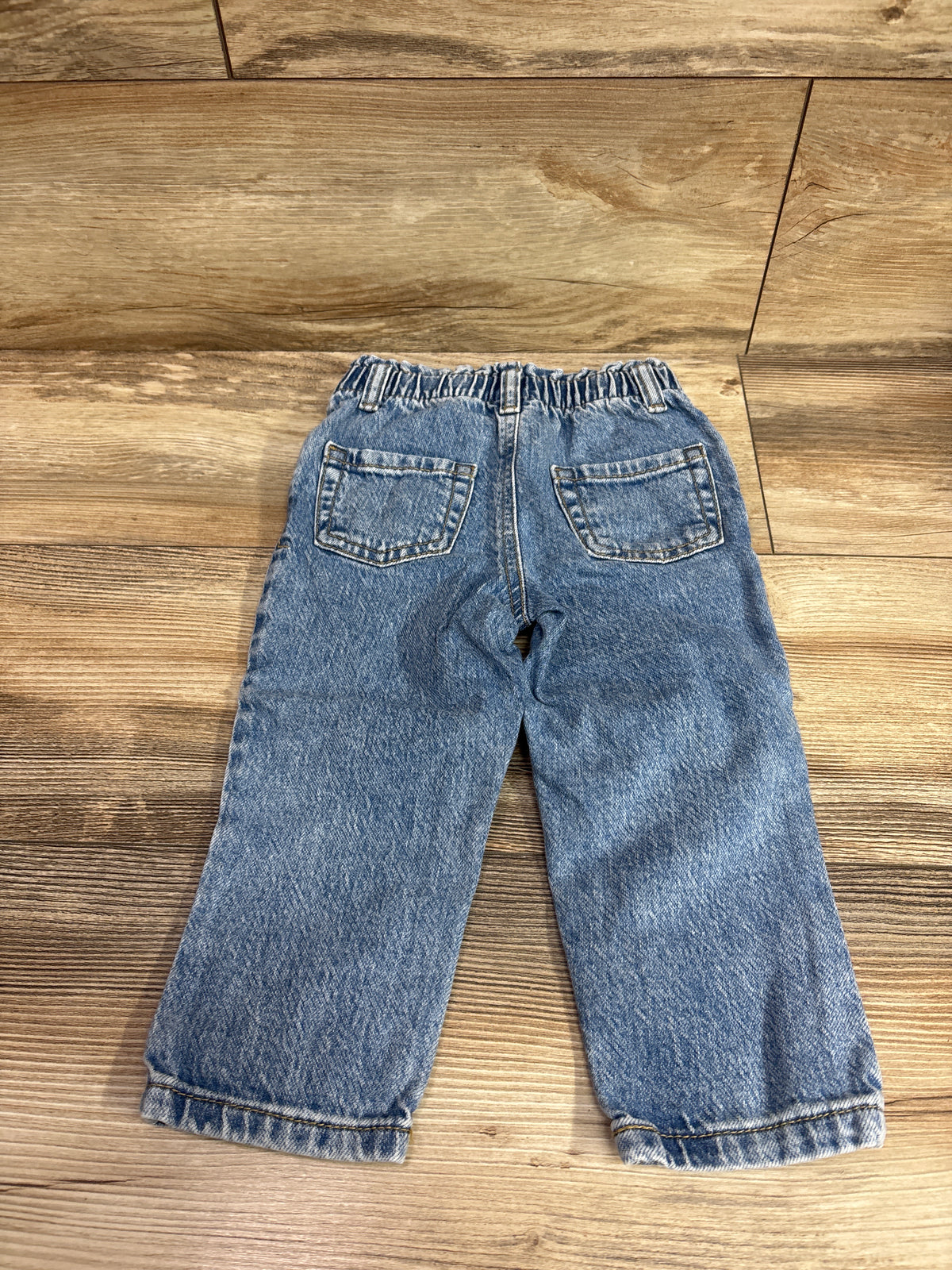 Cat & Jack Paperbag Waist Jeans Blue sz 2T