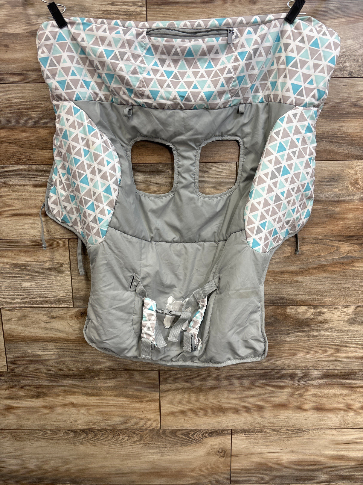 Carter's 2-in-1 Shopping Cart and High Chair Cover Grey/Blue