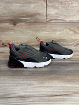 Nike Air Max 270 TD 'Iron Grey University Red' Sneakers, Grey sz 7c