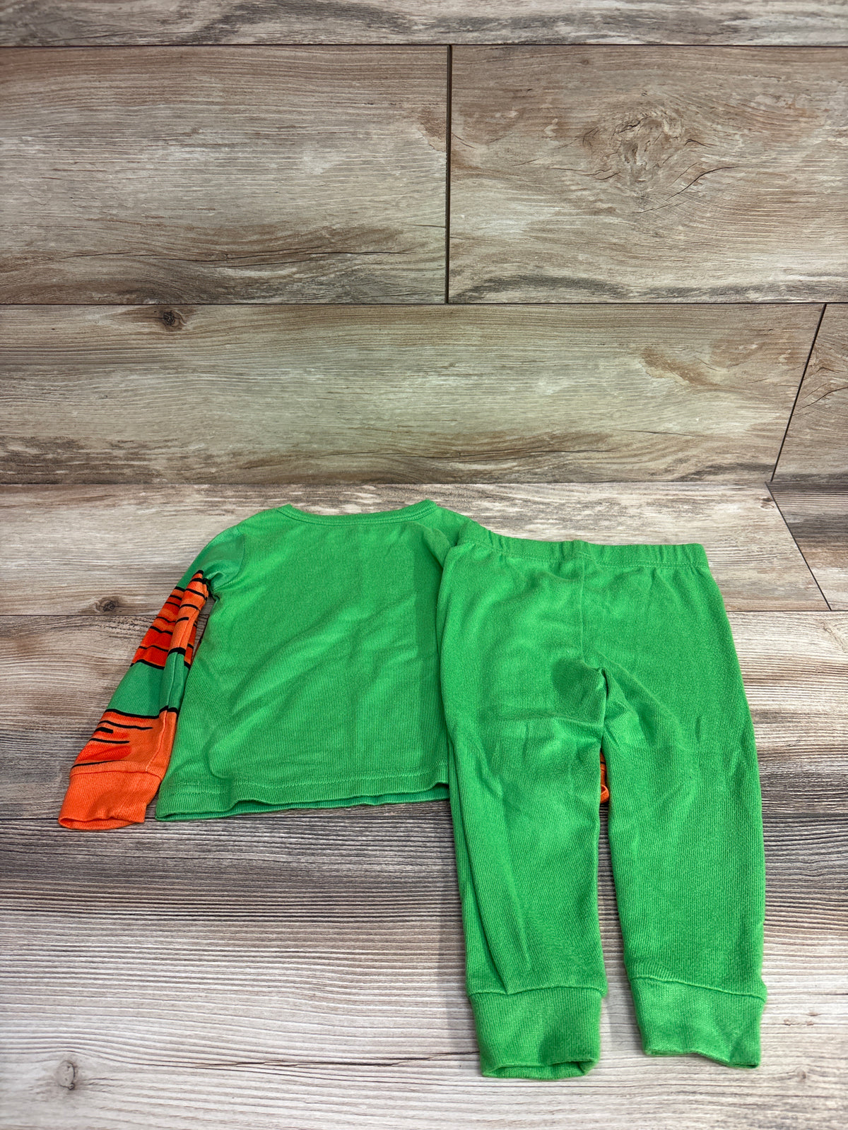 Teenage Mutant Ninja Turtles 2pc Pajama Set Green sz 2T