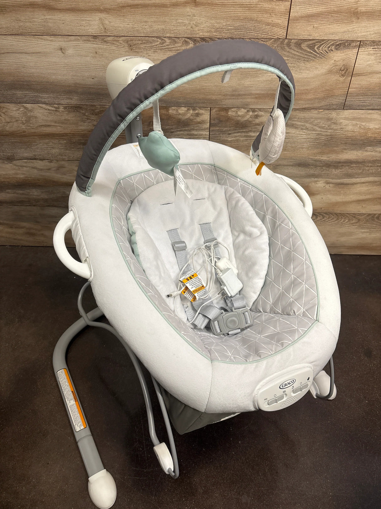 Graco Soothe 'n Sway LX Swing with Portable Bouncer in Derby