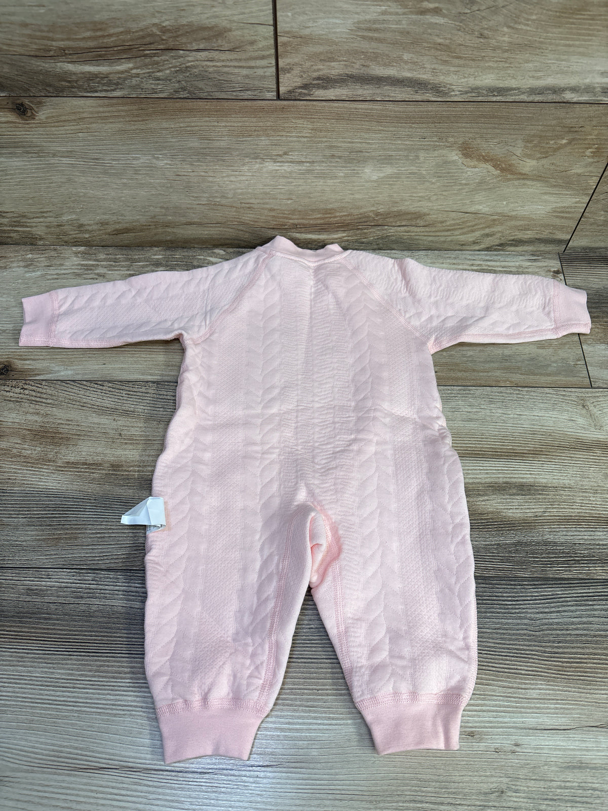 Lion Side Snap Quilted Coverall Pink sz 0-3m