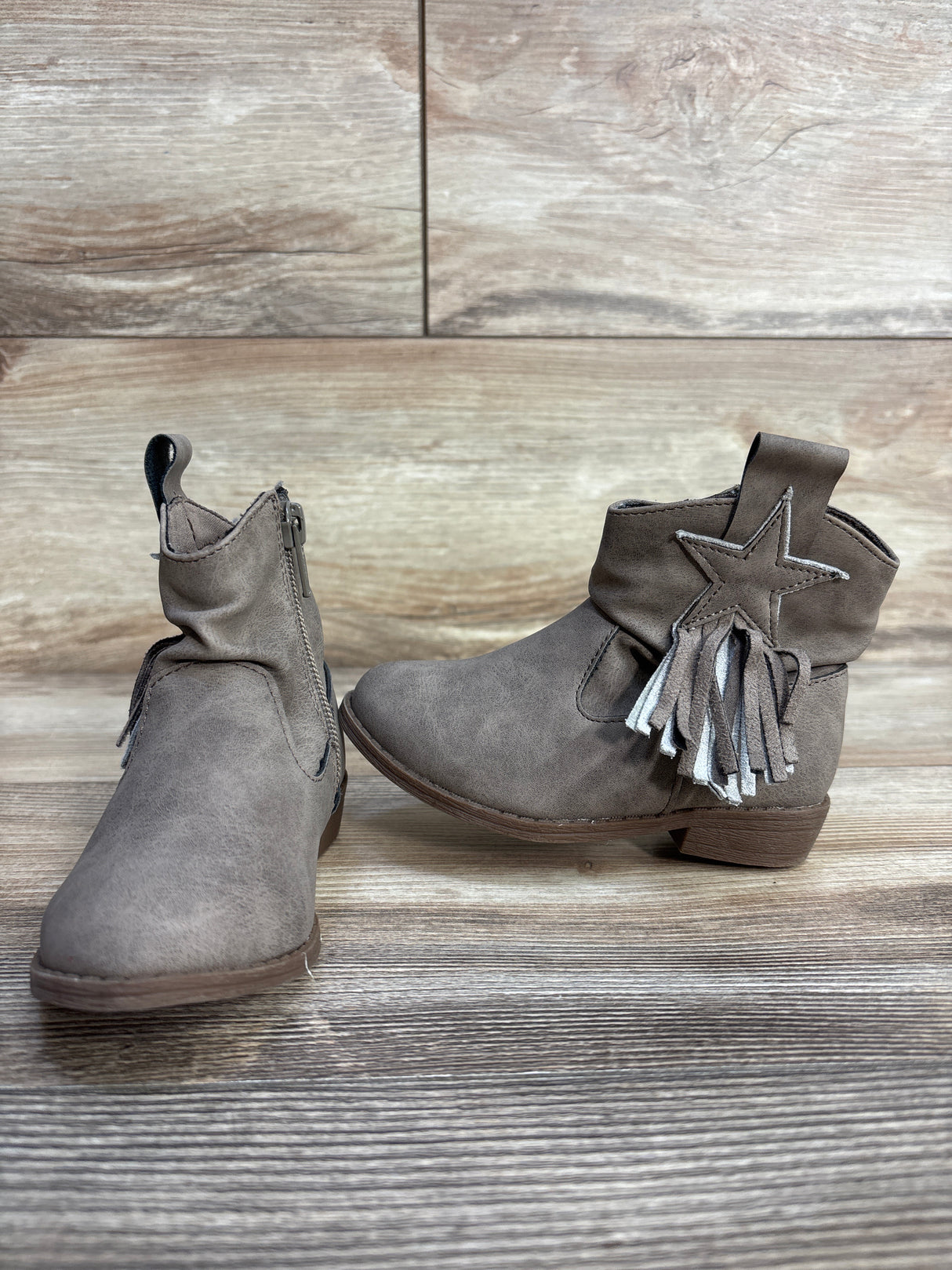 Wonder Nation Western Cowboy Boots, Brown sz 7c