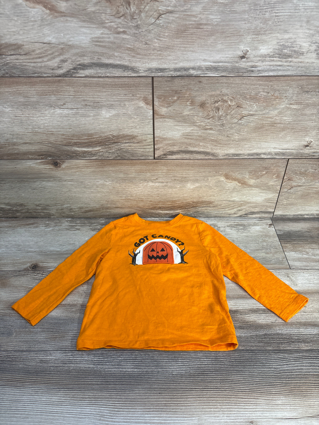 Old Navy Got Candy? Halloween Shirt Orange sz 2T