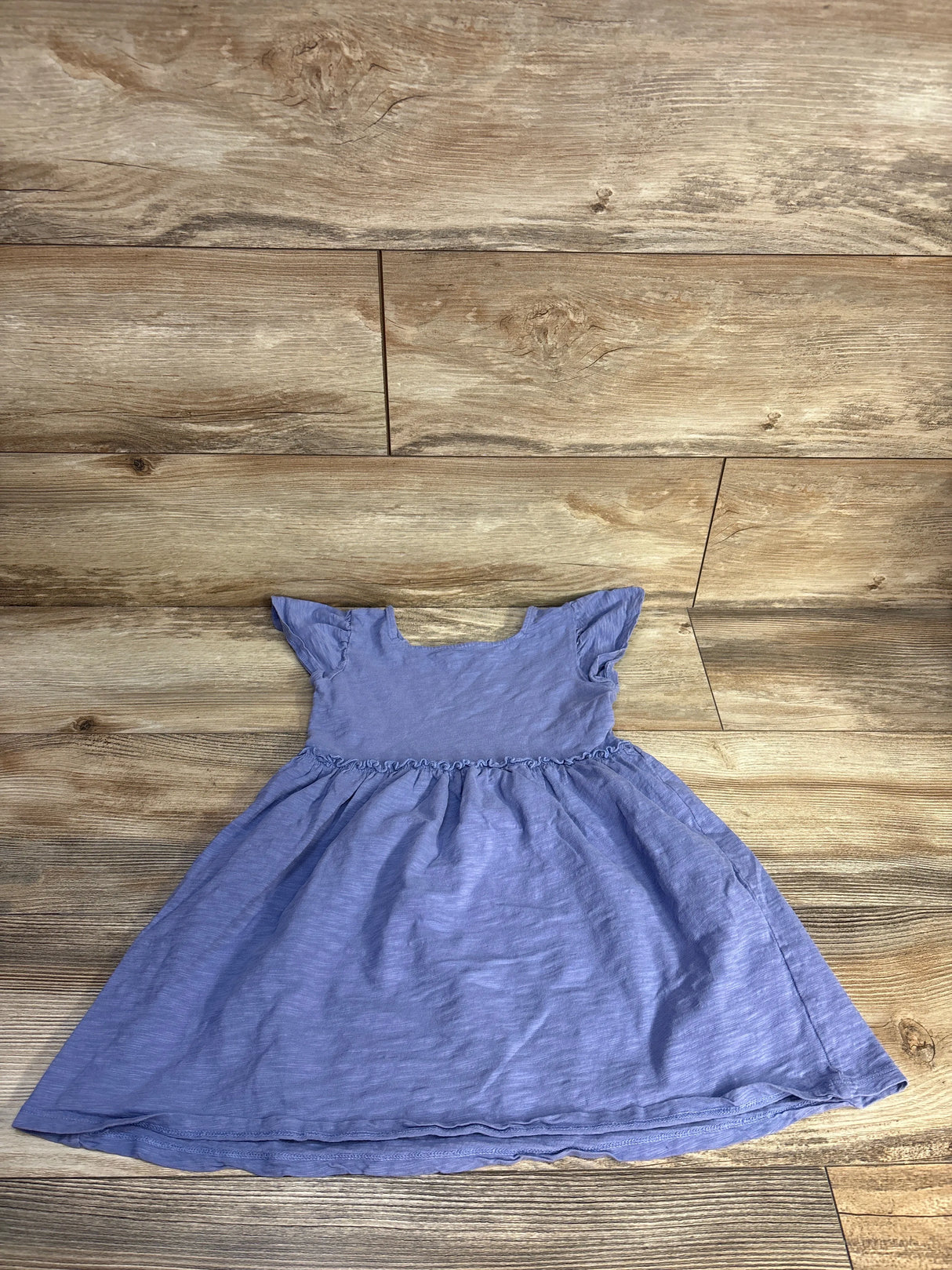 Cat & Jack Flutter Sleeve Dress Purple sz 5T