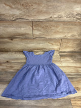 Cat & Jack Flutter Sleeve Dress Purple sz 5T
