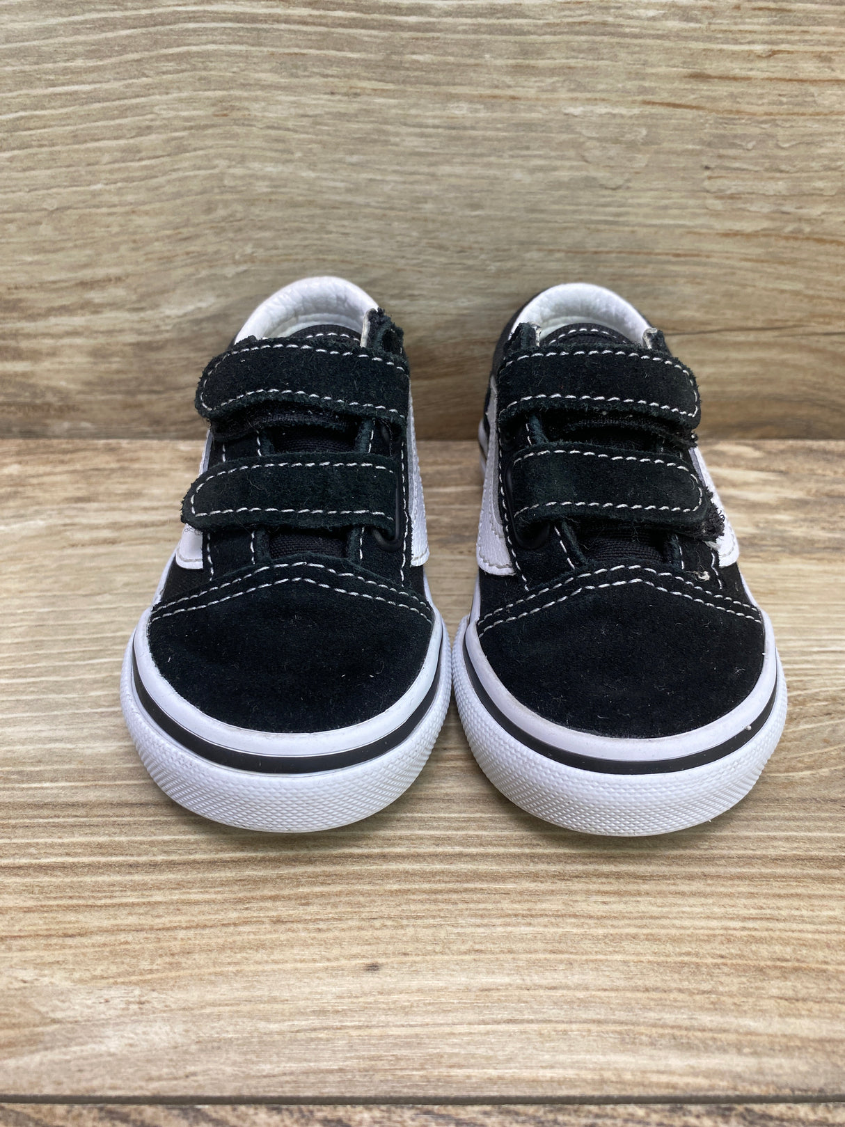 Vans Toddler Old Skool V Shoe Black Sz 4.5c