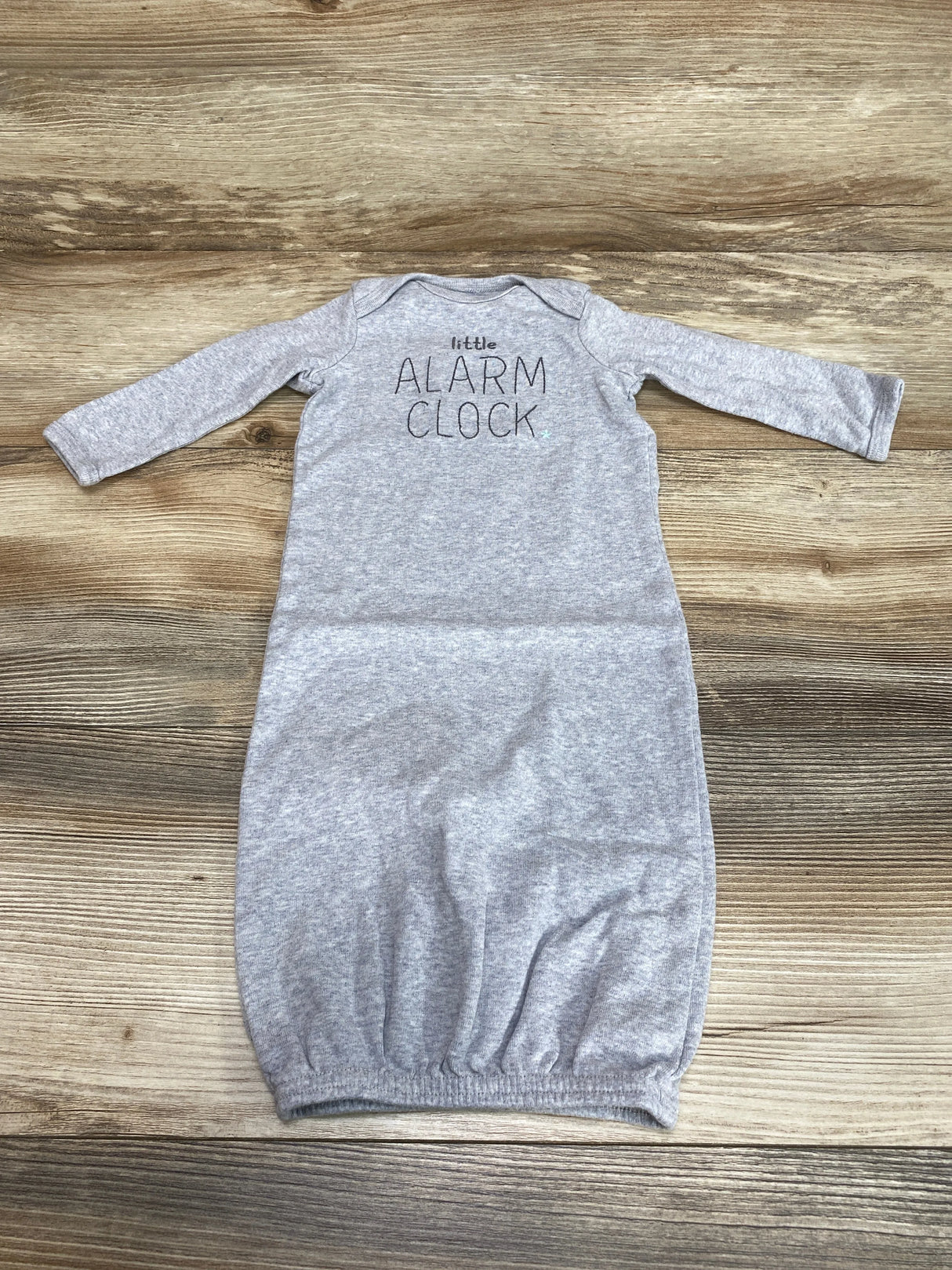 Just One You Little Alarm Clock Gown Grey sz 0-3m