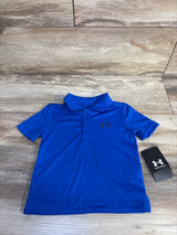 NEW Under Armour Polo Shirt Blue sz 12m