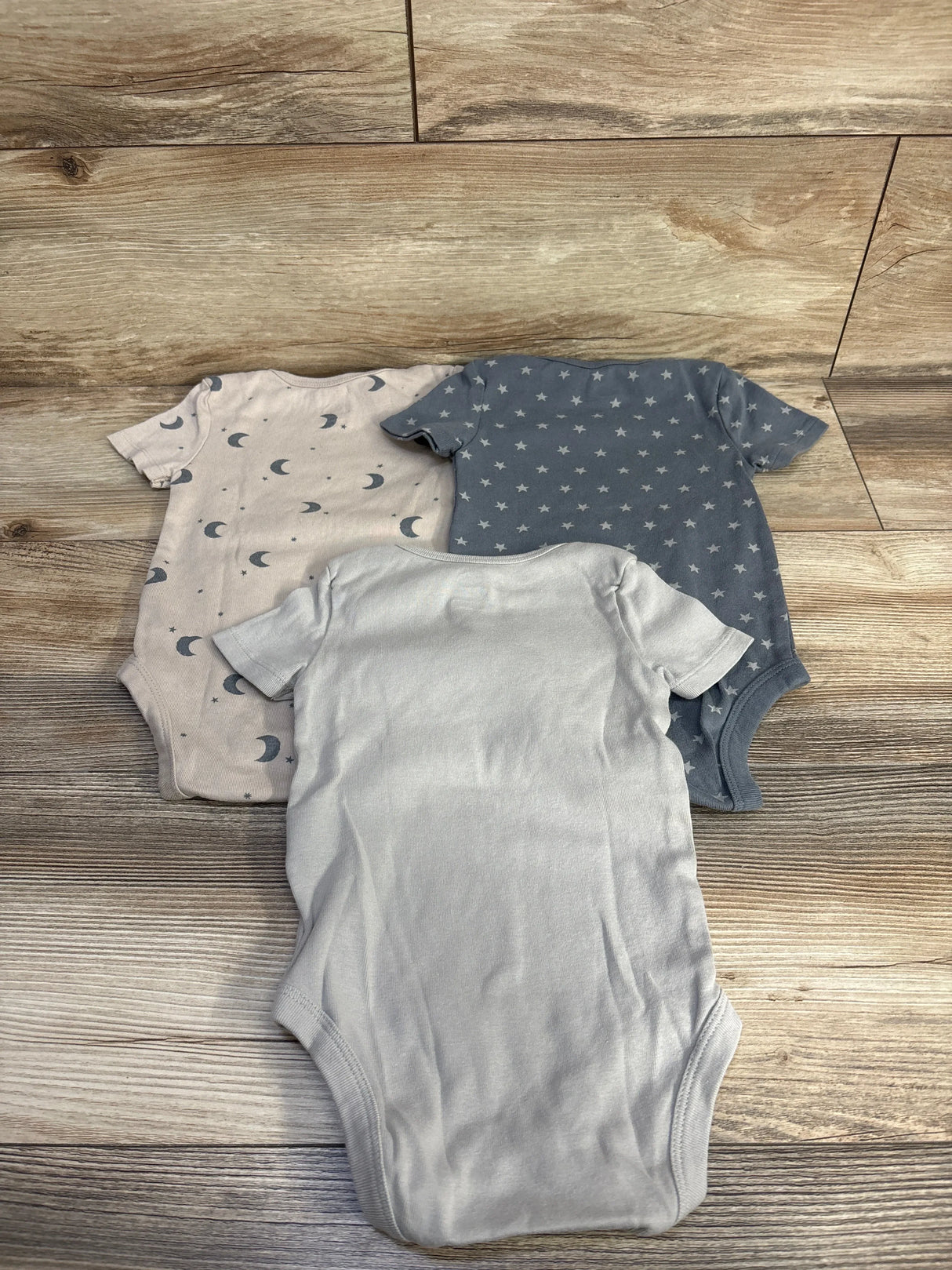 Cloud Island 3pk Bodysuits Beige sz 12m