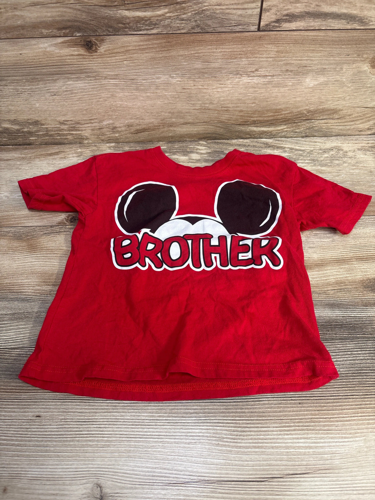 Disney Mickey Mouse Shirt Red sz 4-5T