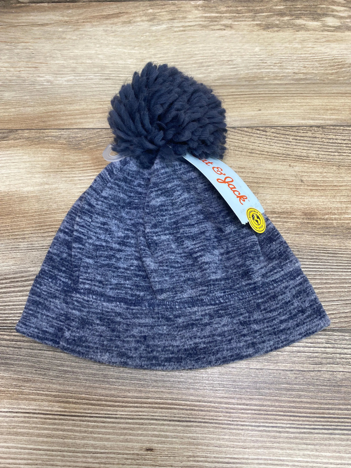 NEW Cat & Jack Blue Pom Beanie Sz 12-24m