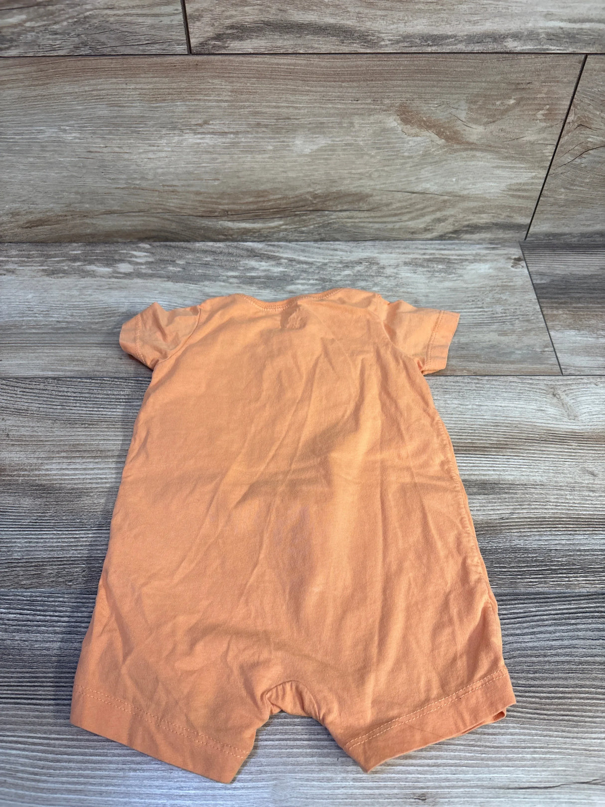 Carter's Henley Shortie Romper Orange sz 6m