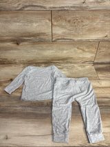 Just One You 2pc Shirt & Pants Pajama Set Grey sz 12m