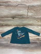 Oshkosh Skateboarding Dinosaur Shirt Green sz 18m