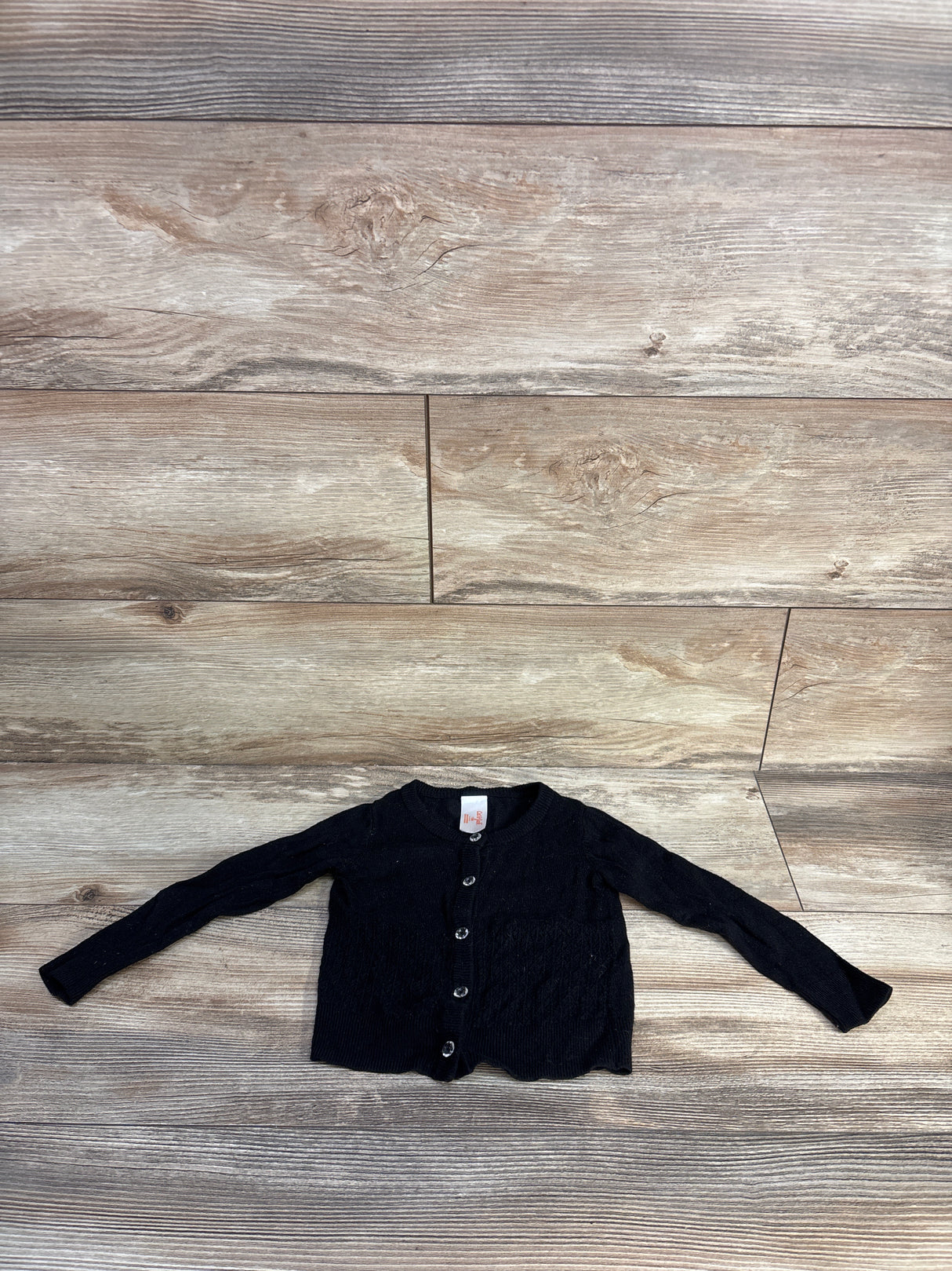 Cat & Jack Knit Button-Up Cardigan Black sz 12m