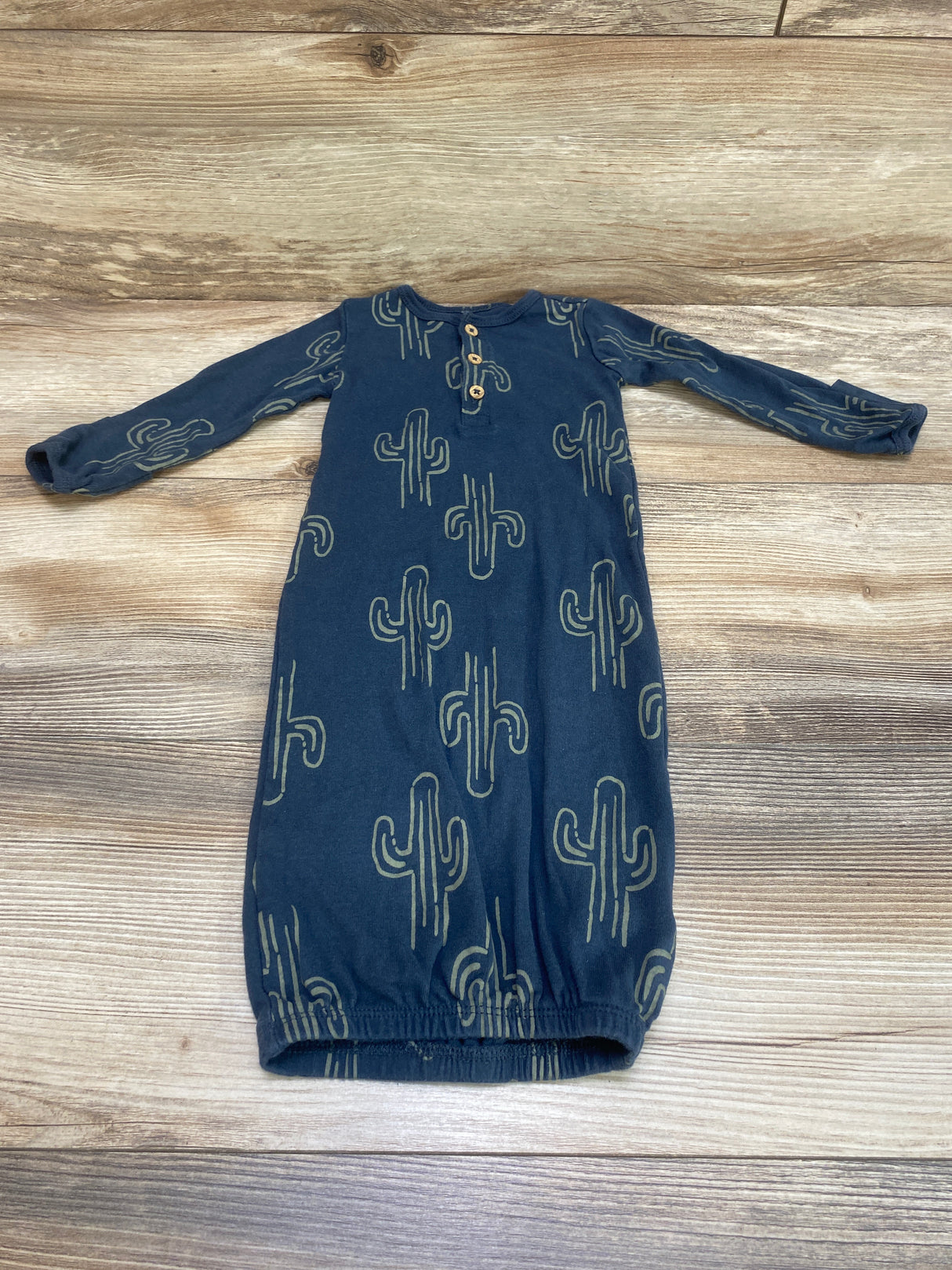 Carter's Henley Cactus Gown Blue sz 3m