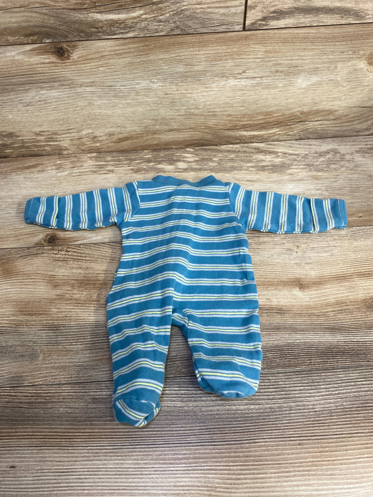 Child of Mine Striped Sleeper Blue sz Preemie