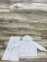 H&M 2pc Knit Hooded Sweatshirt & Pants Set Beige sz 3T