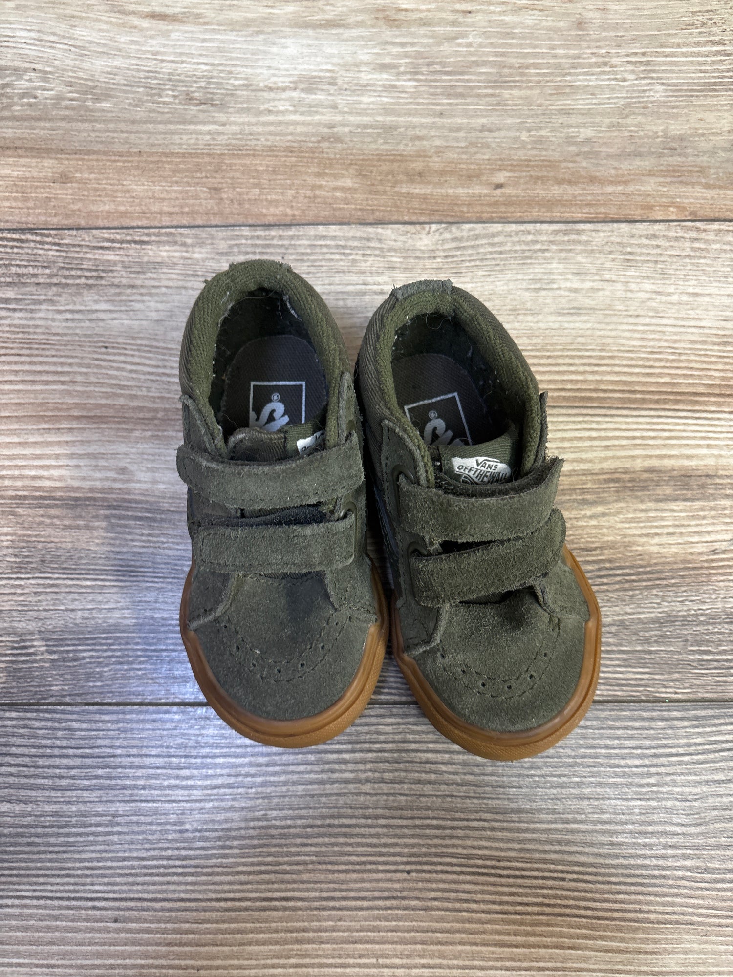 Vans SK8-Mid V Green Sneakers sz 6.5c