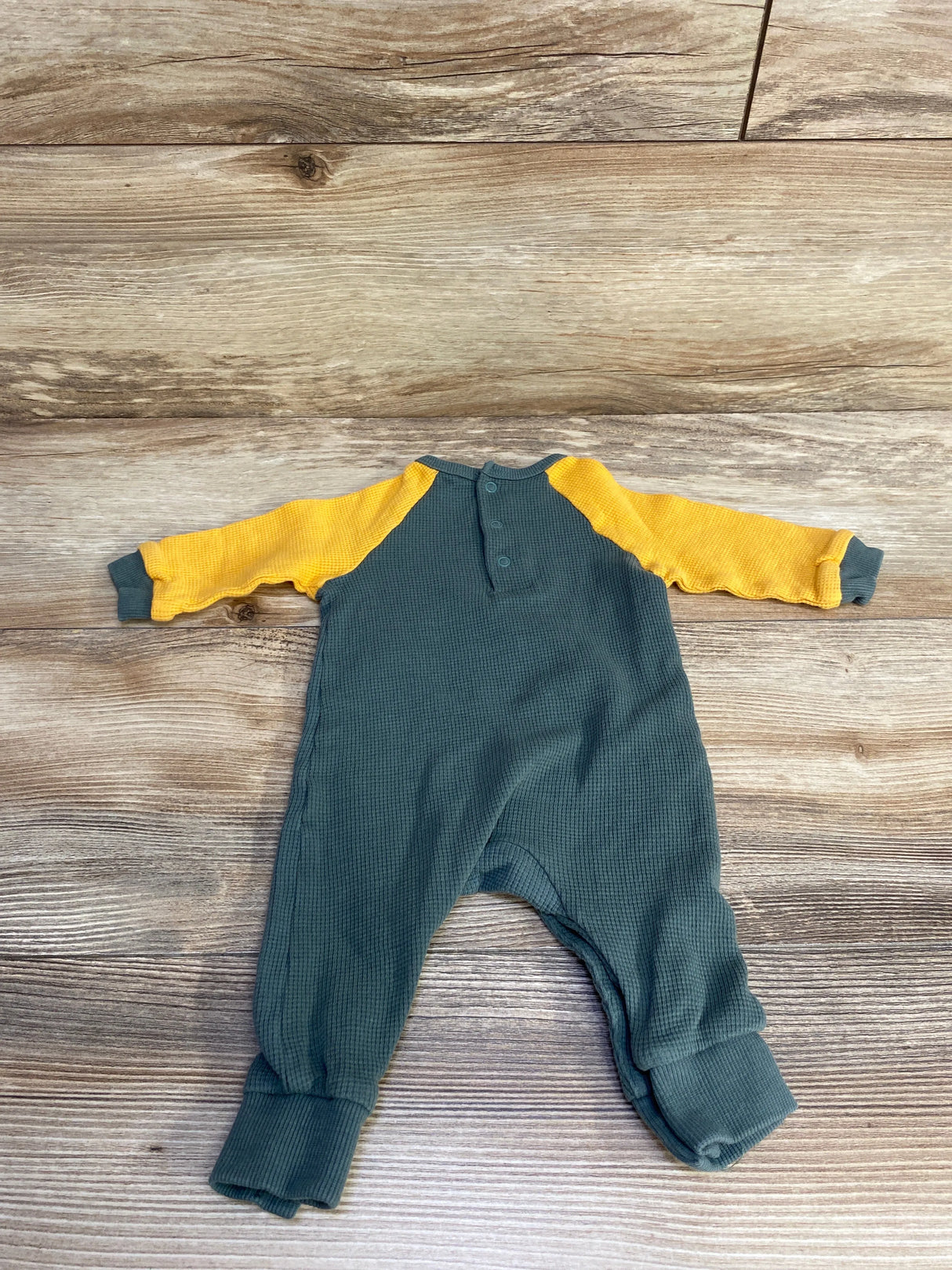 Little Me Thermal Dog Print Coverall Orange sz 3m