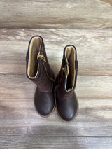 Janie & Jack Quilted Riding Boots Brown sz 6c