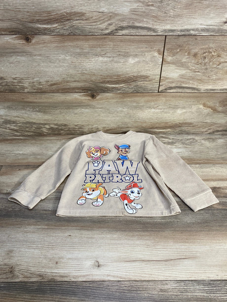 Nickelodeon Paw Patrol Thermal Knit Shirt Beige sz 4T - Me n Mommy To Be