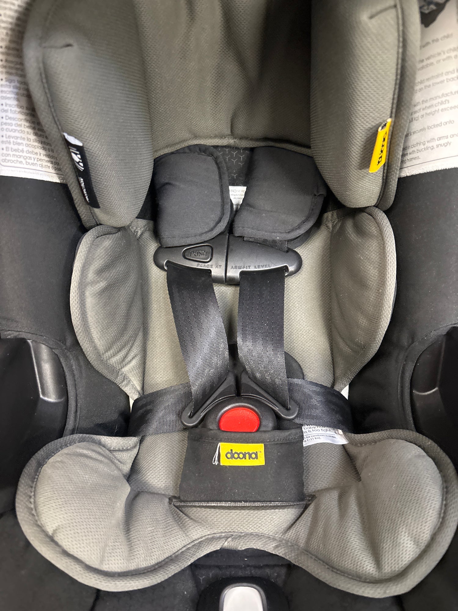 Doona Car Seat & Stroller All-in-One Travel System, Nitro Black
