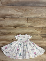 Disney Junior Minnie Mouse Dress White sz 3T